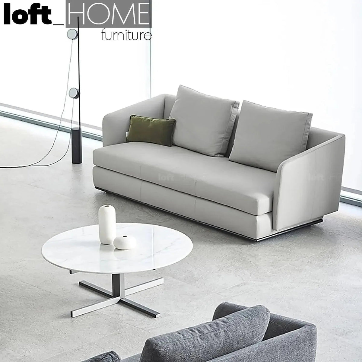 Minimalist Fabric 3 Seater Sofa MLINI