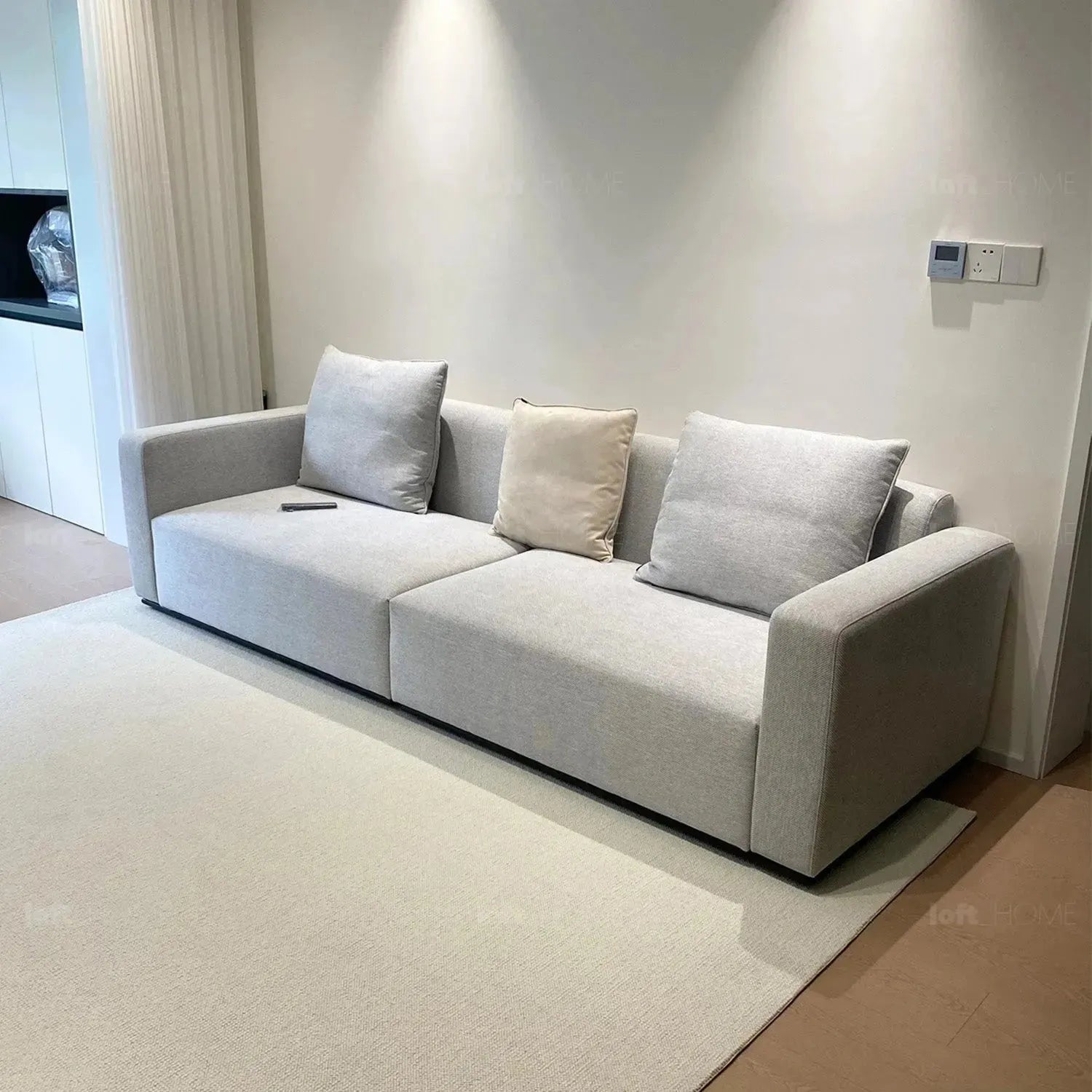 Minimalist Fabric 3 Seater Sofa NEMO