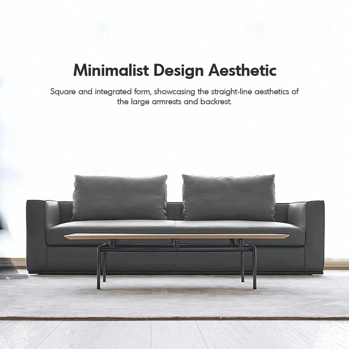 Minimalist Fabric 3.5 Seater Sofa COMO