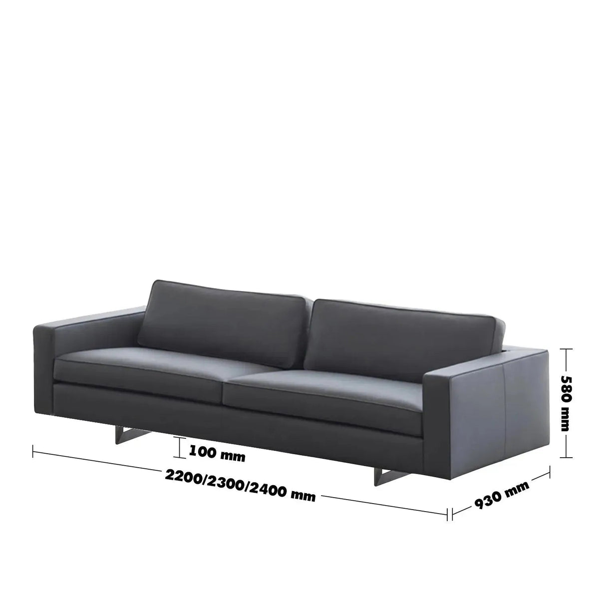Minimalist Fabric 3.5 Seater Sofa VEMB