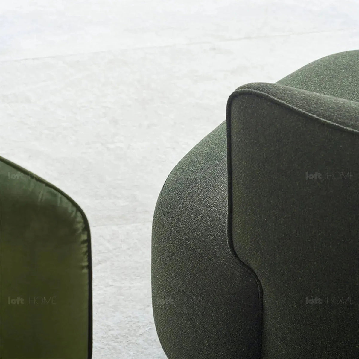 Minimalist Fabric Revolving 1 Seater Sofa HEB
