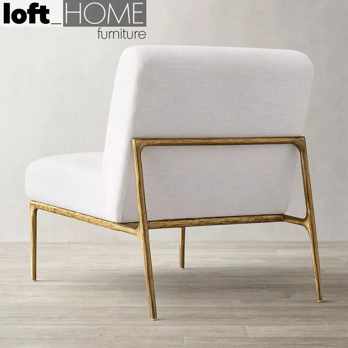 Minimalist Fabric 1 Seater Sofa THADDEUS ARMLESS