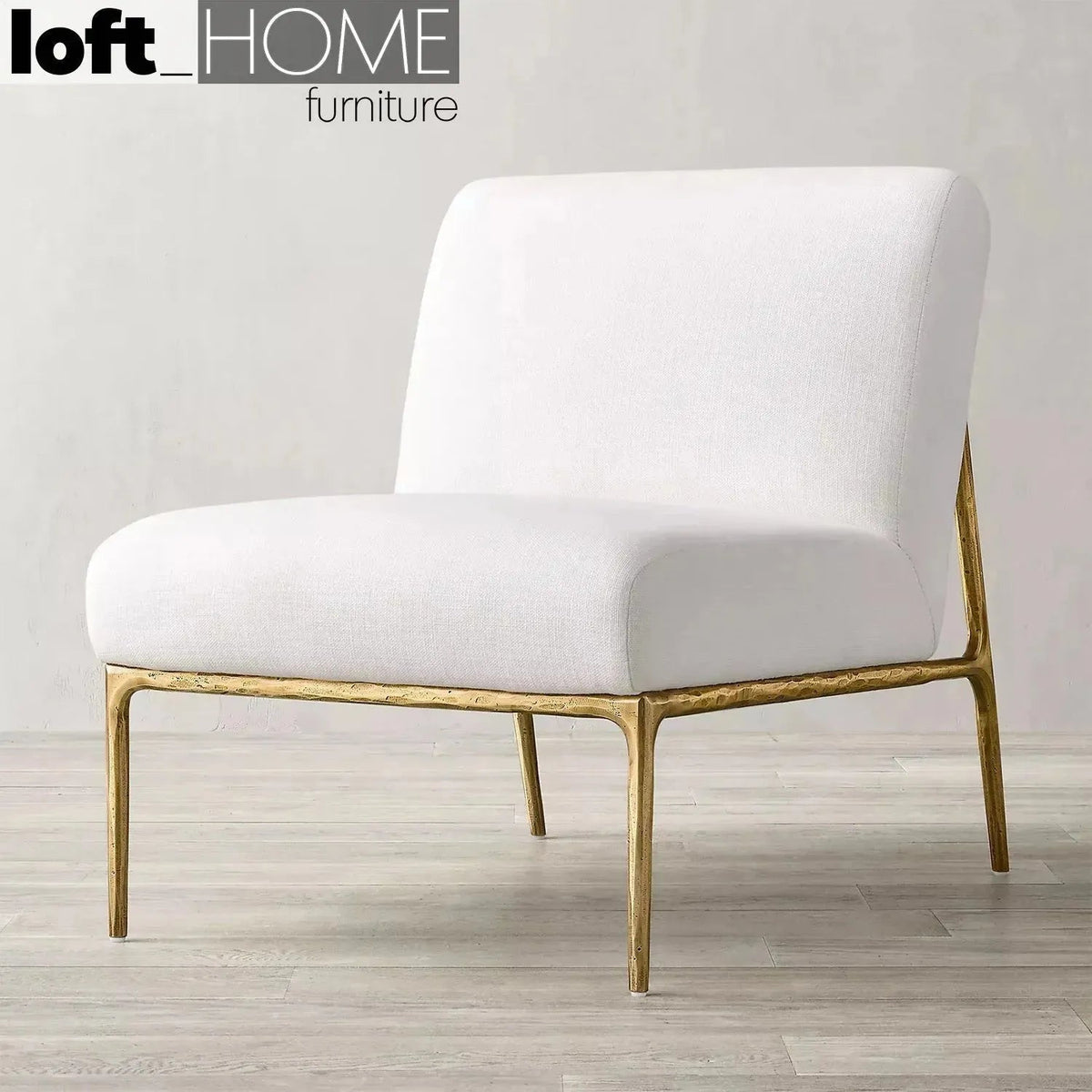 Minimalist Fabric 1 Seater Sofa THADDEUS ARMLESS