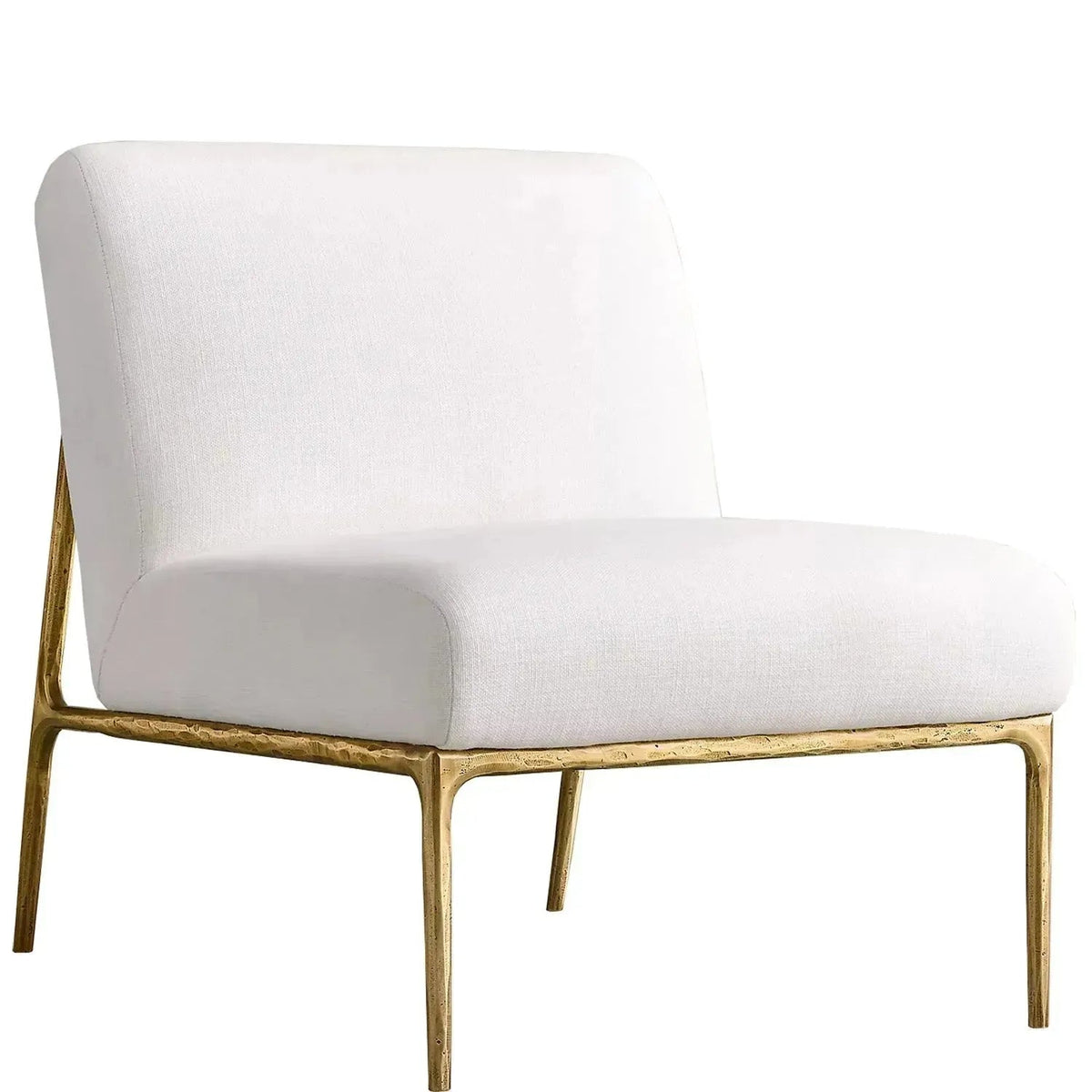 Minimalist Fabric 1 Seater Sofa THADDEUS ARMLESS