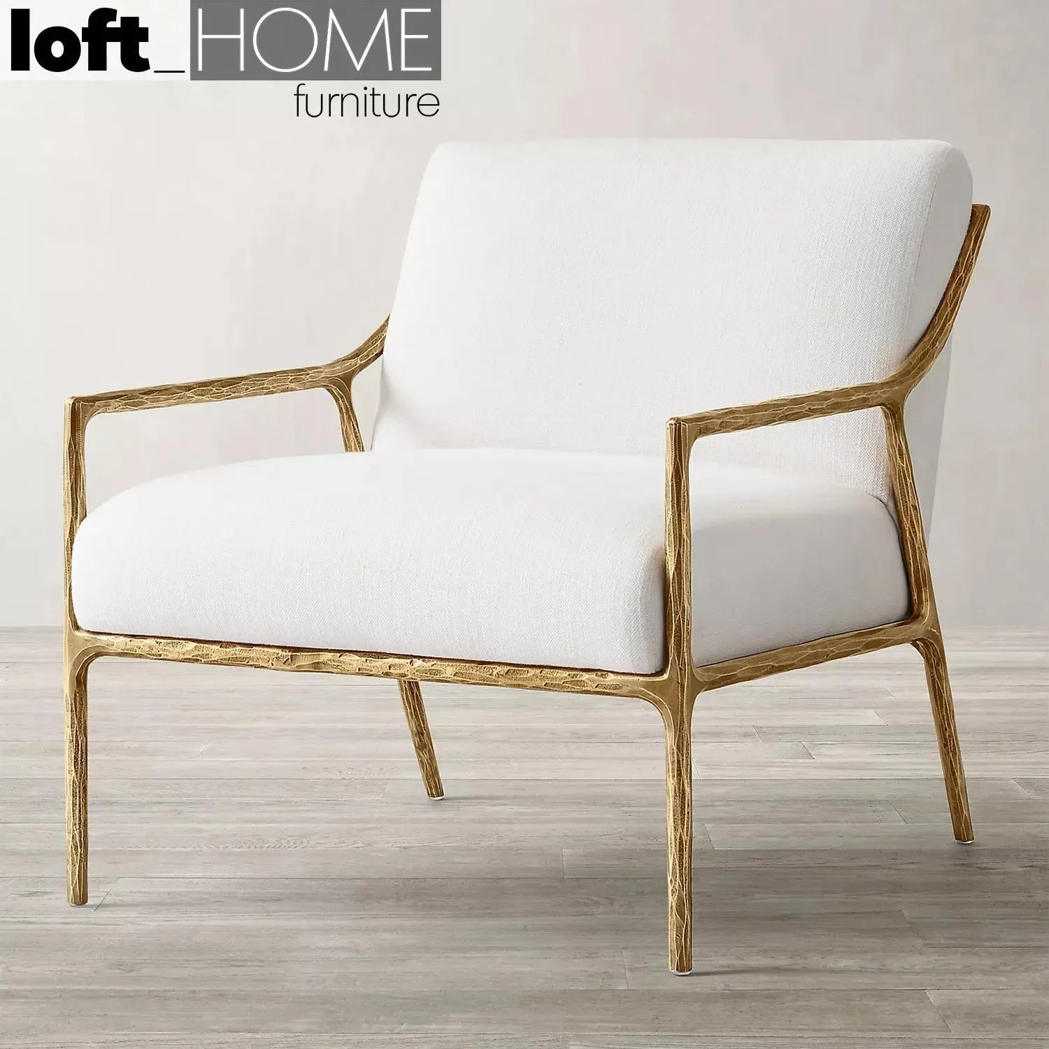 Minimalist Fabric 1 Seater Sofa THADDEUS SLOPE