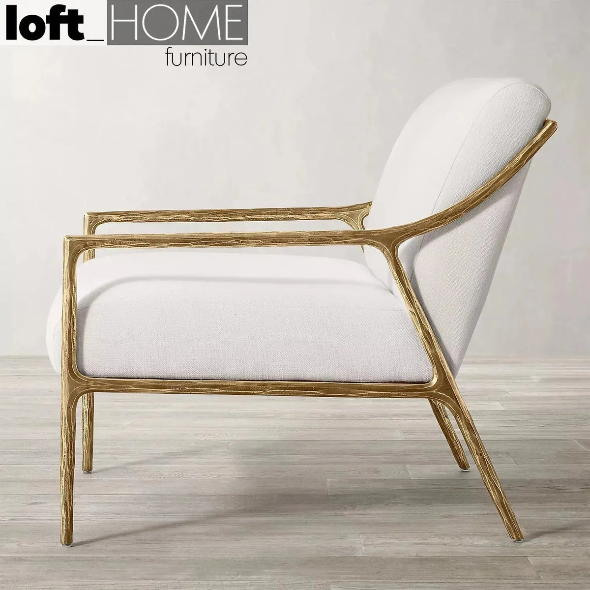Minimalist Fabric 1 Seater Sofa THADDEUS SLOPE