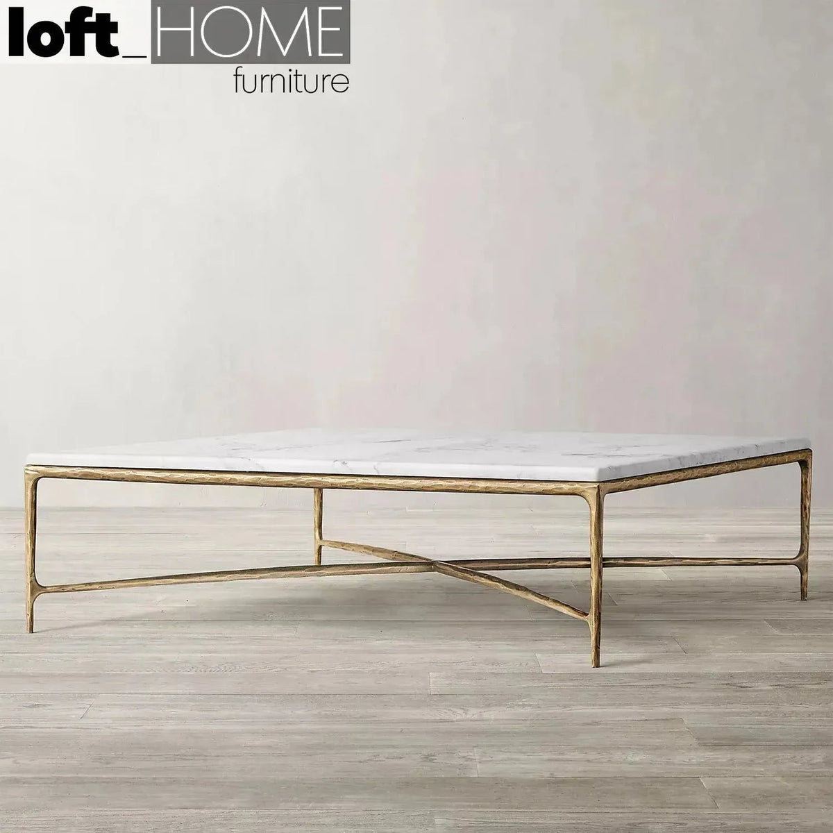 Minimalist Marble Coffee Table THADDEUS SQUARE