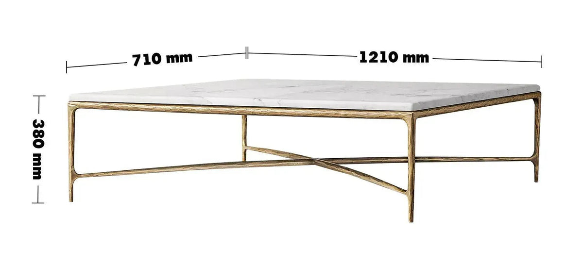 Minimalist Marble Coffee Table THADDEUS