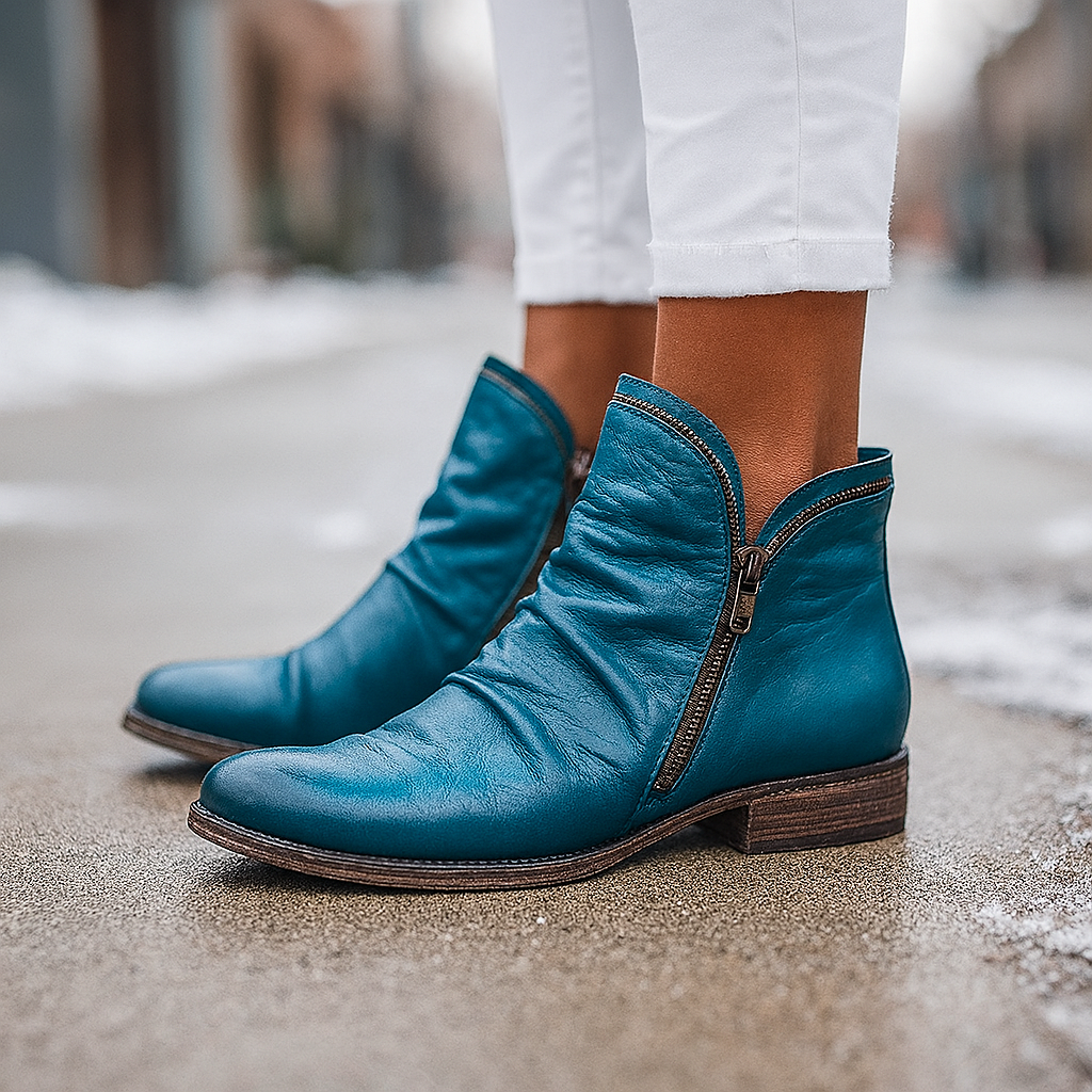 Naomi Vegan Leather Ankle Boots for Women