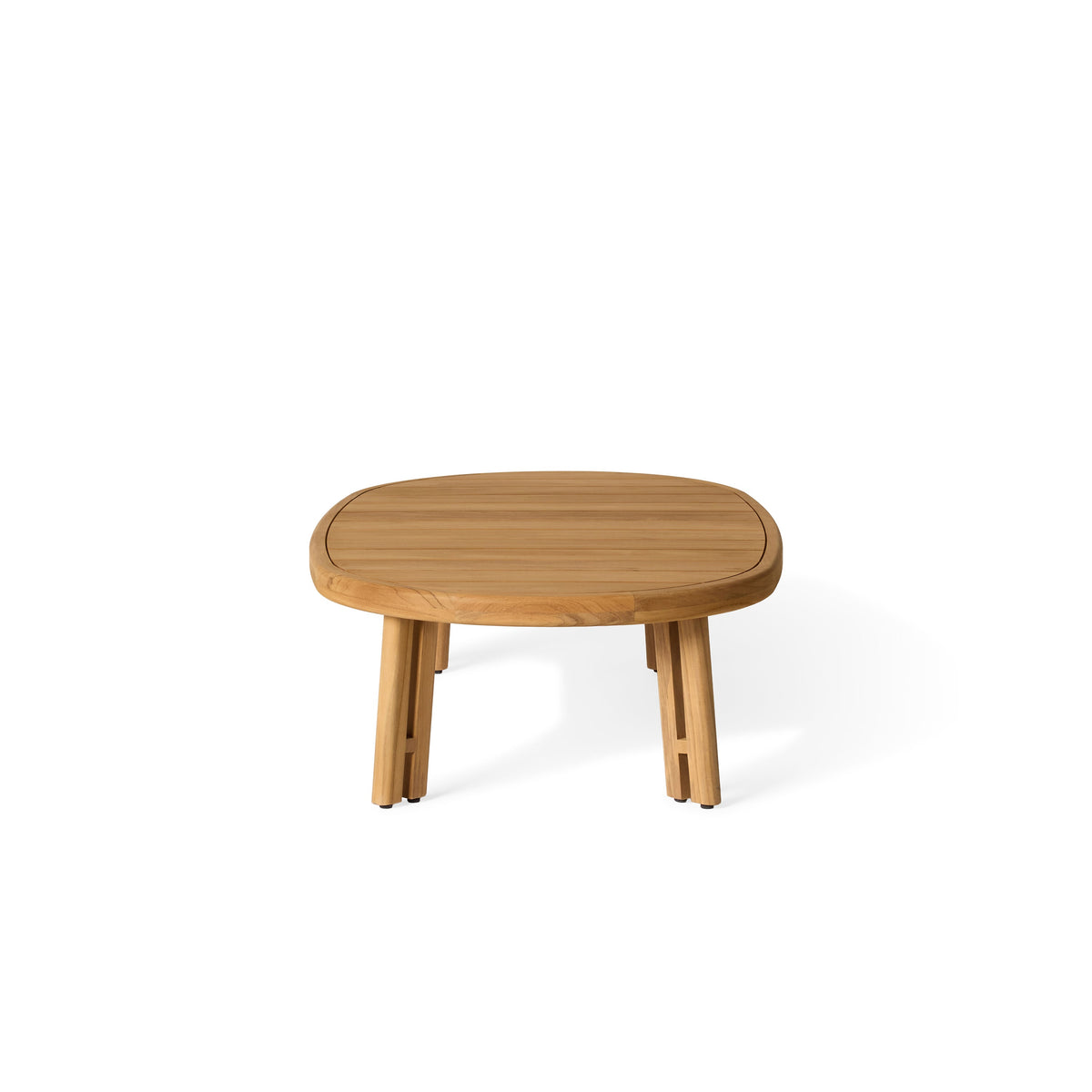 Ojai Teak Coffee Table, frame and base detail