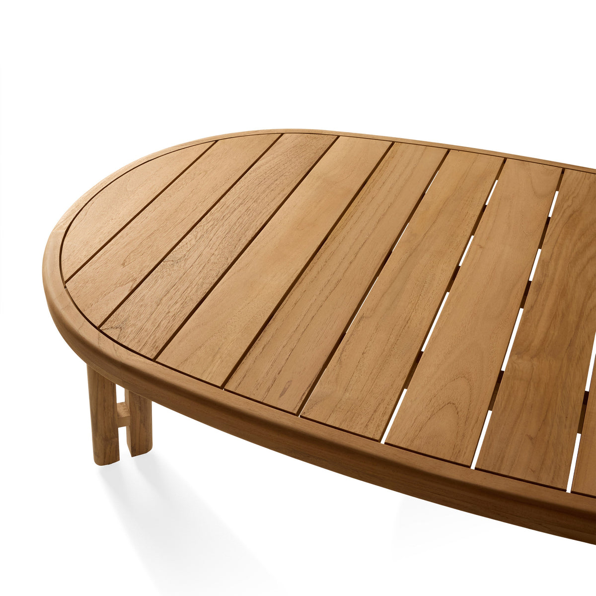 Ojai Teak Coffee Table, back view