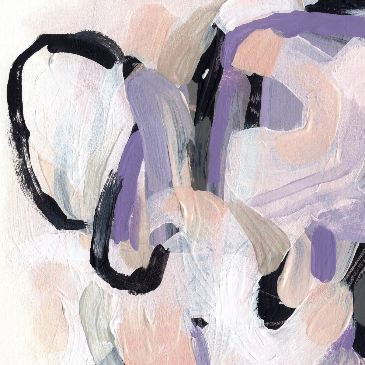 Pastel Brush Abstract IV Wall Art