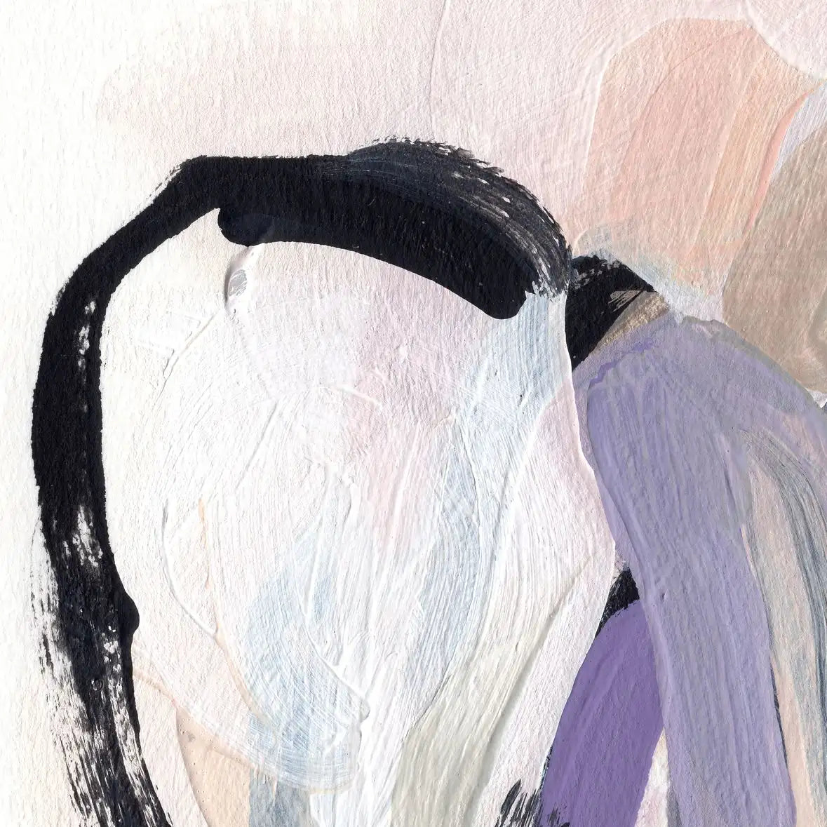 Pastel Brush Abstract IV Wall Art