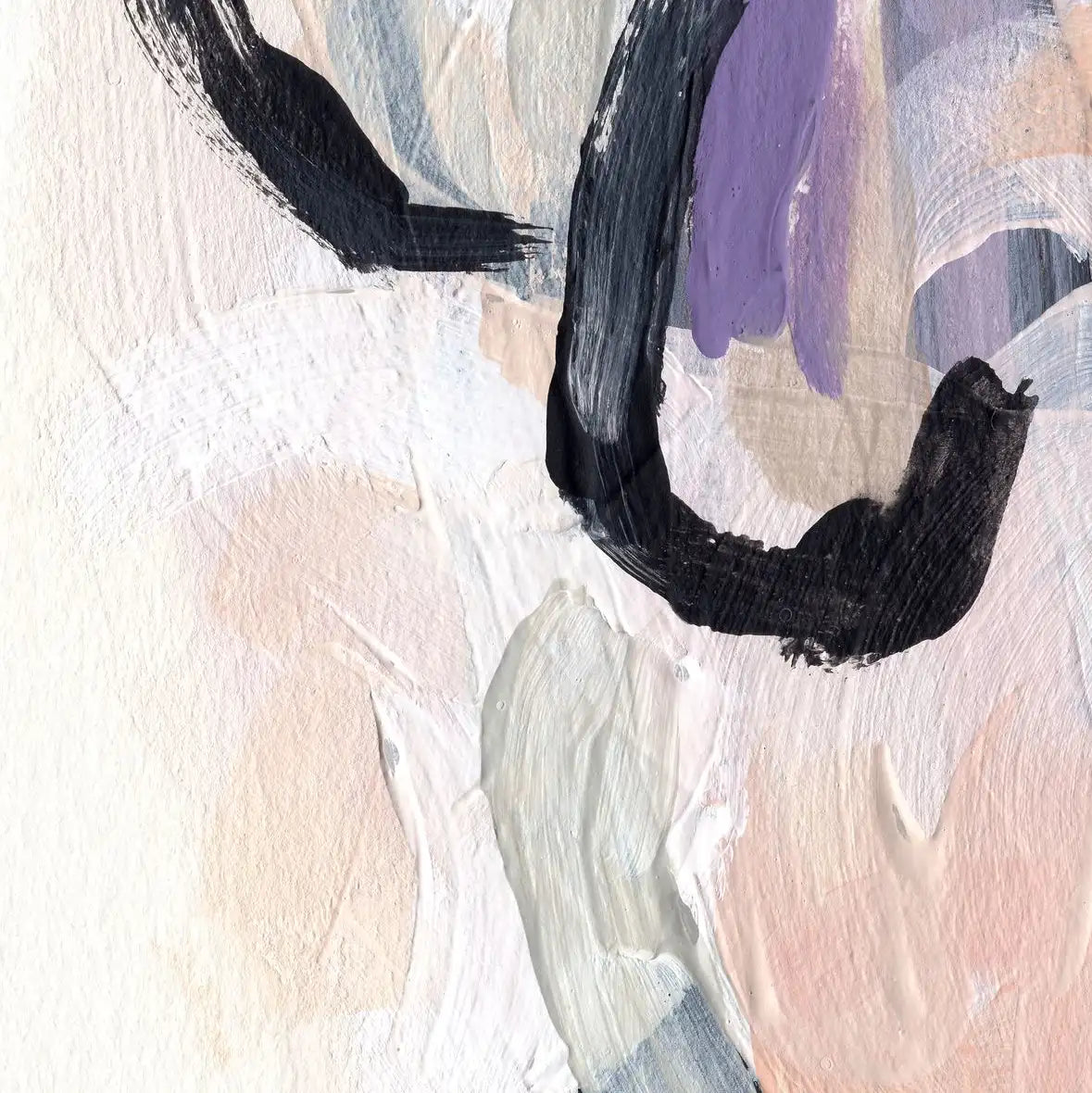 Pastel Brush Abstract IV Wall Art