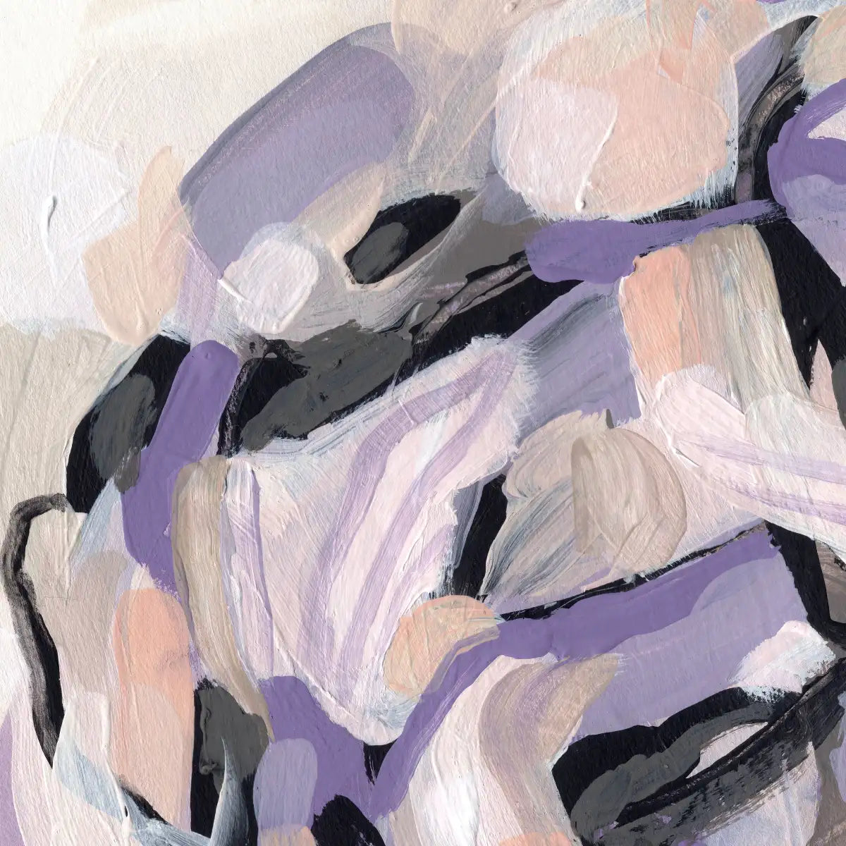 Pastel Brush Abstract V Wall Art