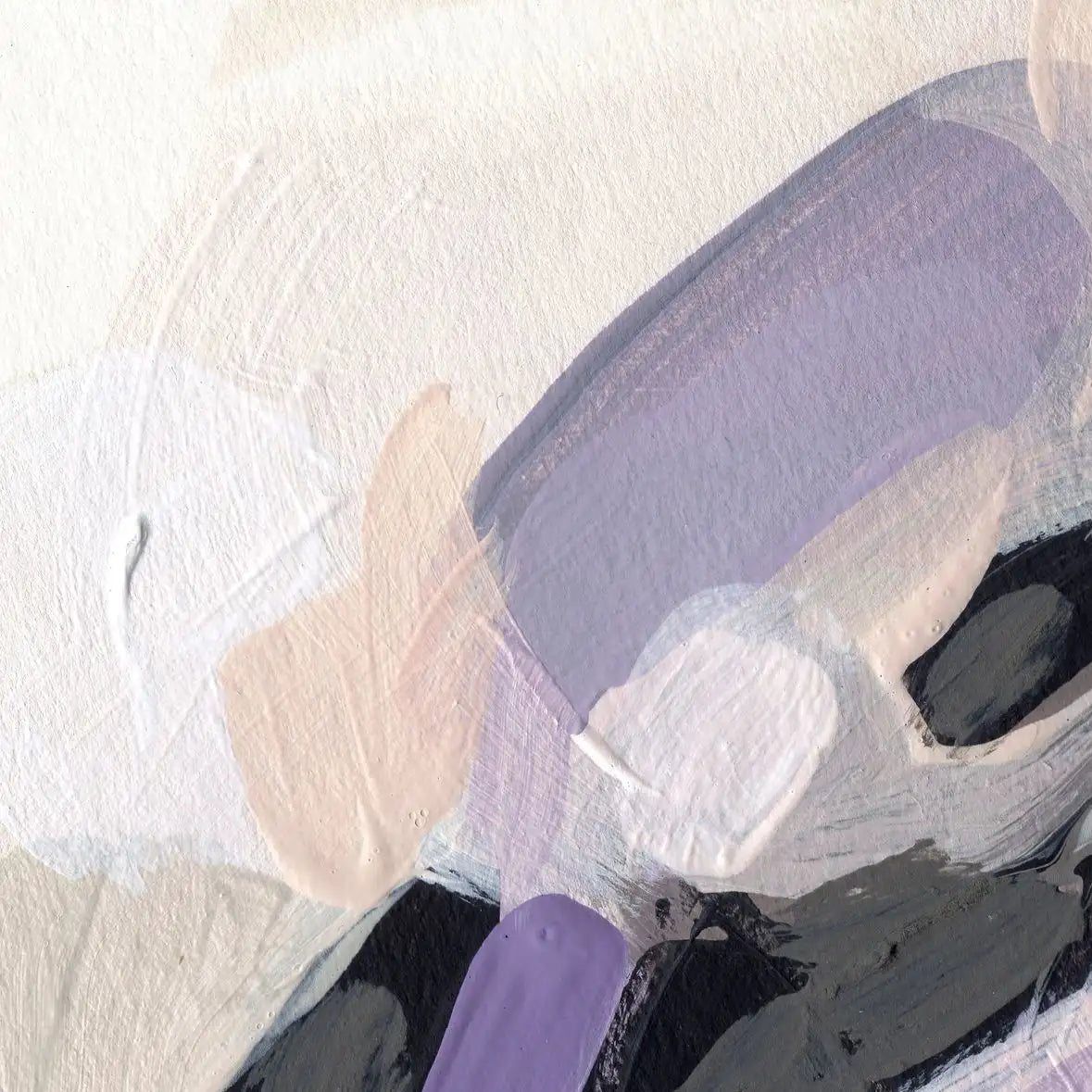 Pastel Brush Abstract V Wall Art