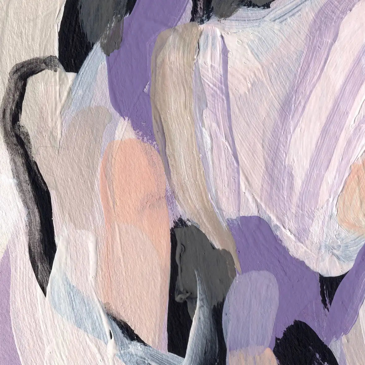 Pastel Brush Abstract V Wall Art