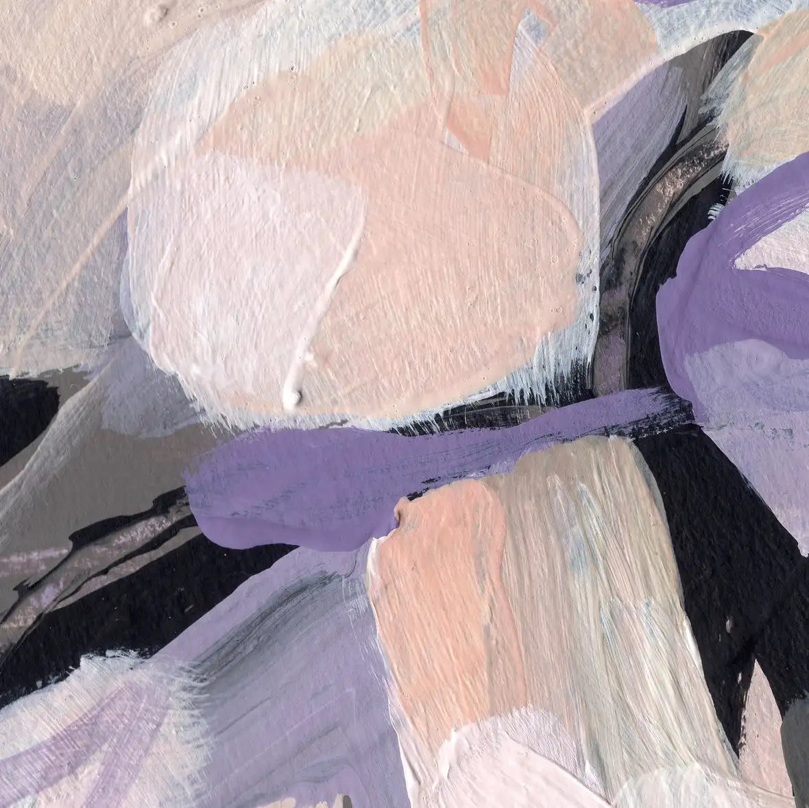 Pastel Brush Abstract V Wall Art