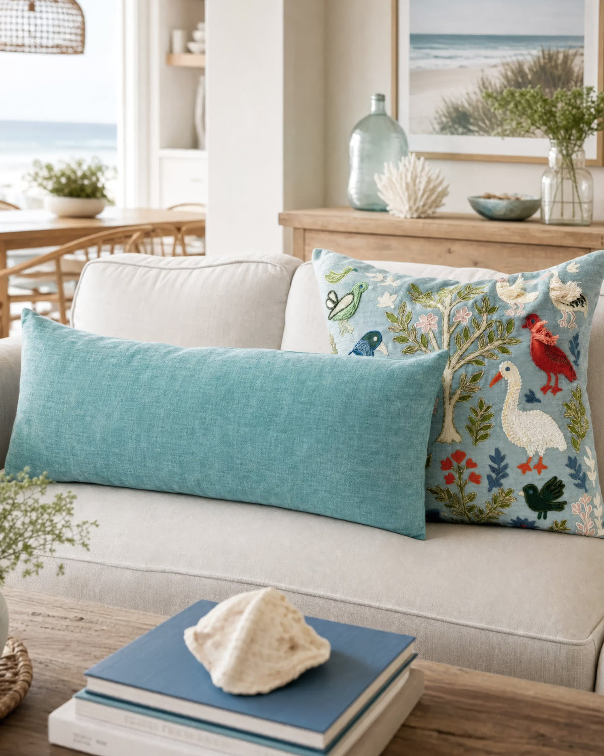 Paula Velvet Lumbar Pillow