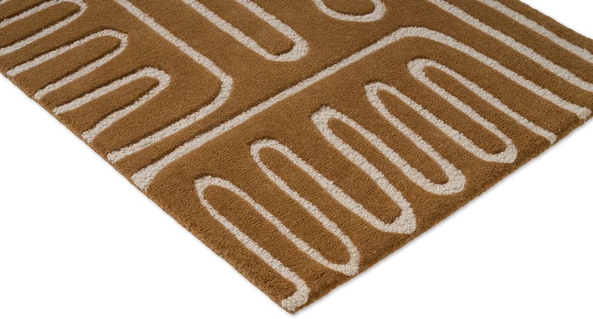 Brink and Campman Hollow Tan Multi Area Rug by Harlequin