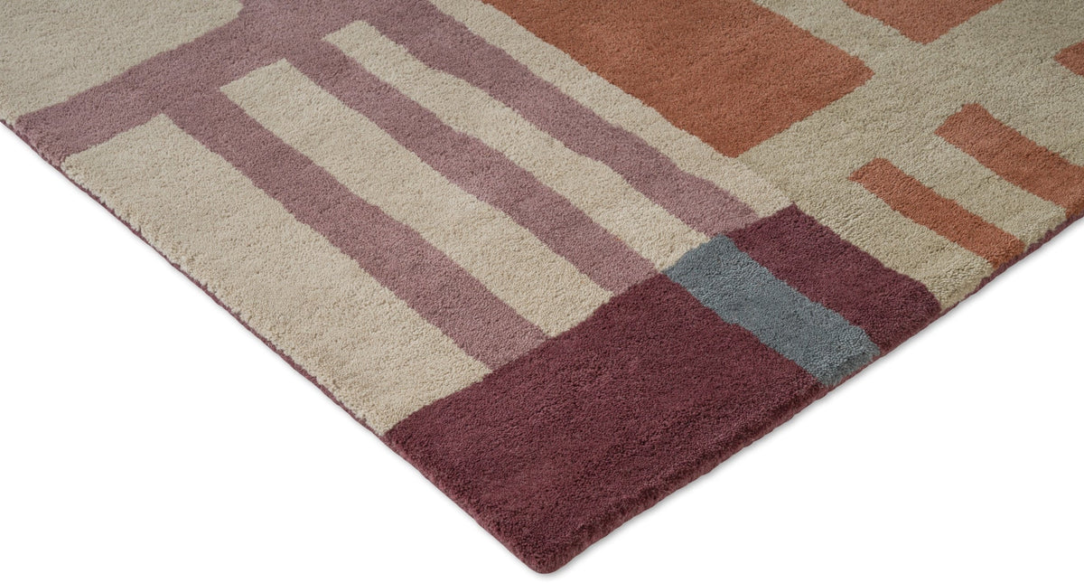 Brink and Campman Monolith Cinnabar/Amber Multi Area Rug by Harlequin