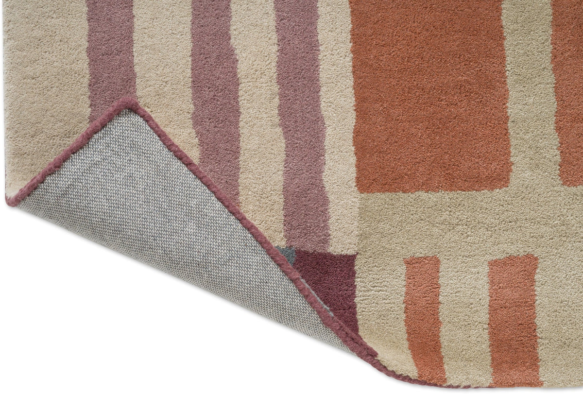 Brink and Campman Monolith Cinnabar/Amber Multi Area Rug by Harlequin
