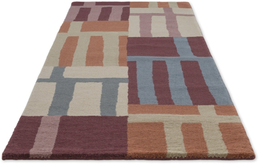 Brink and Campman Monolith Cinnabar/Amber Multi Area Rug by Harlequin