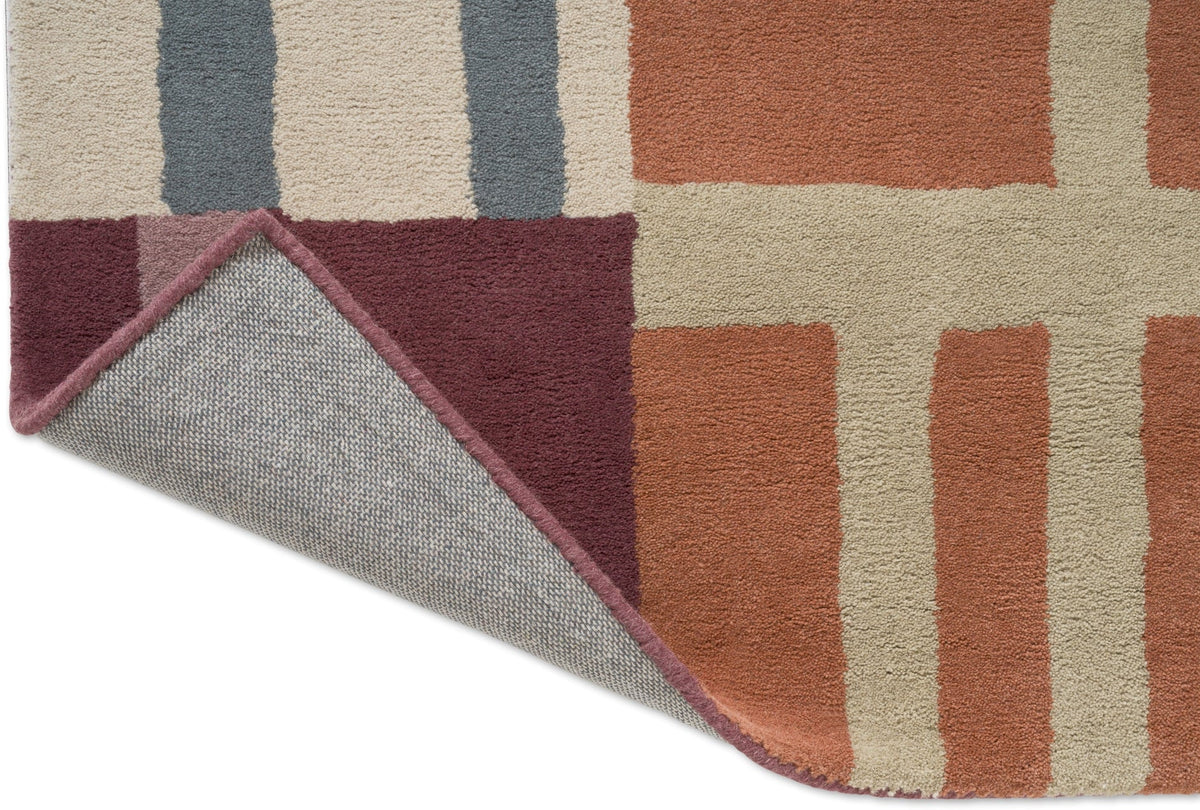 Brink and Campman Monolith Cinnabar/Amber Multi Area Rug by Harlequin