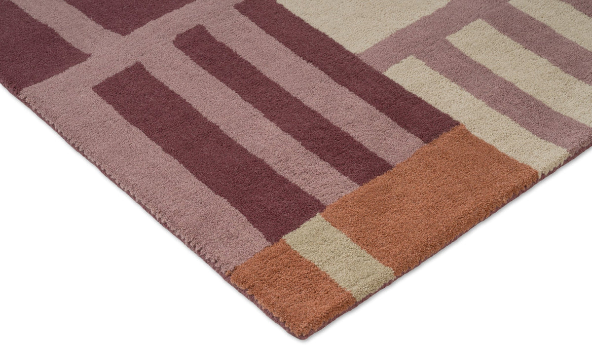 Brink and Campman Monolith Cinnabar/Amber Multi Area Rug by Harlequin