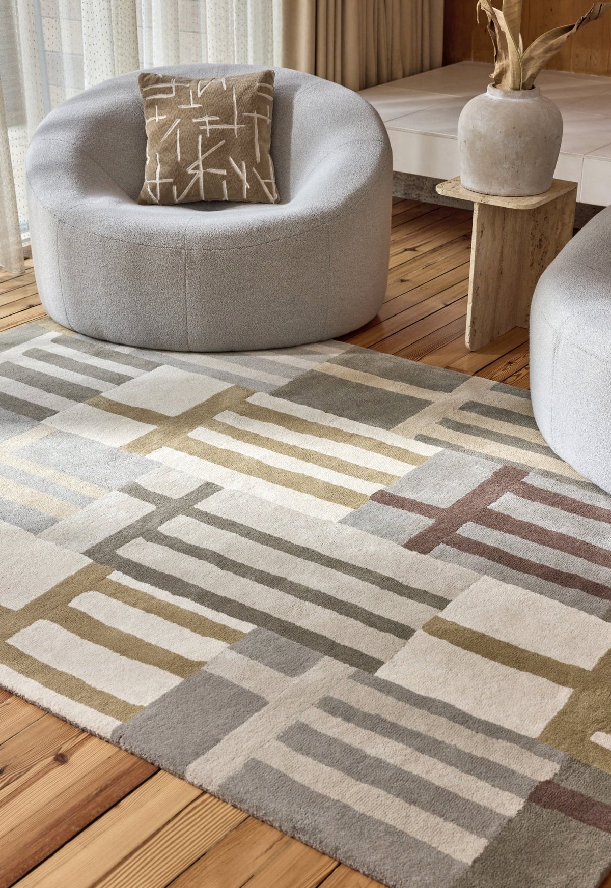 Brink and Campman Monolith Sandstone Multi Area Rug by Harlequin