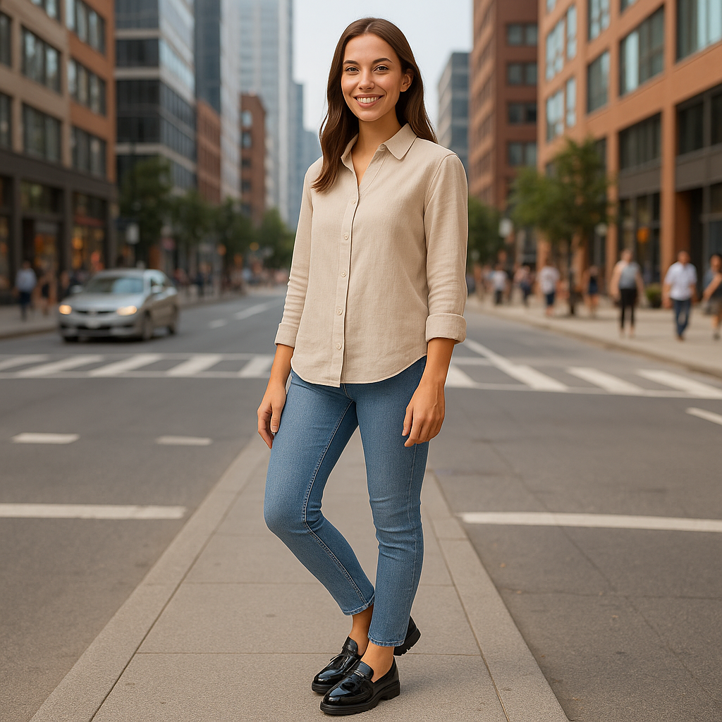 Mocassins en cuir verni Sabrina pour femme