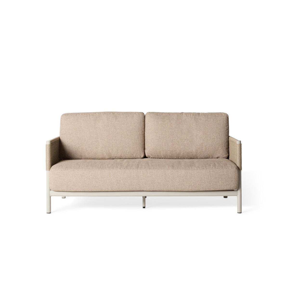 Saratoga Dune Aluminum Loveseat