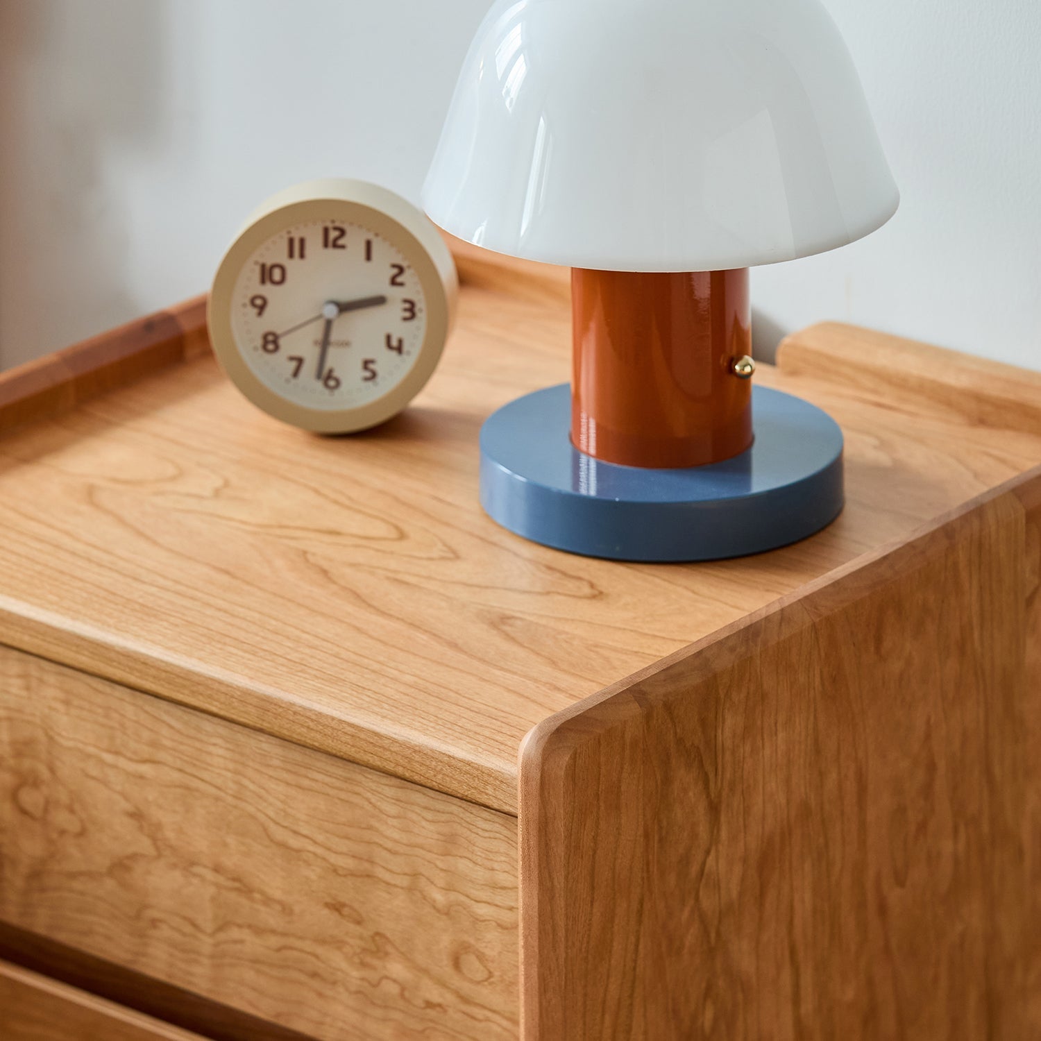 Scandinavian Cherry Wood Side Table VISTA