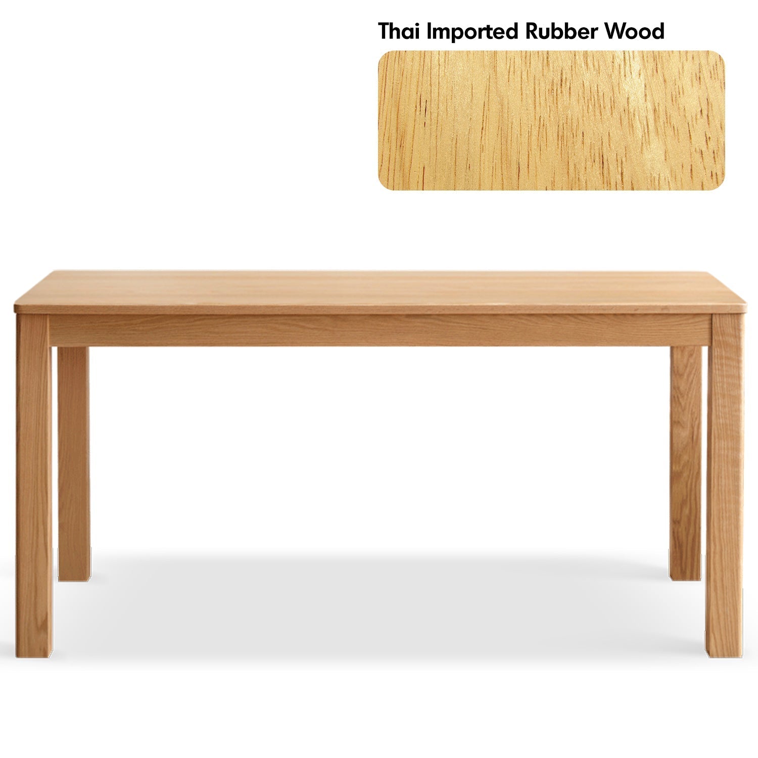 Scandinavian Oak Wood Dining Table ELM