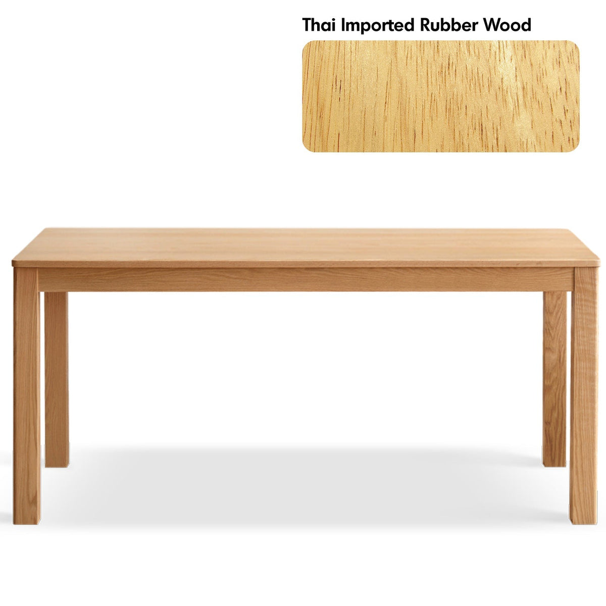 Scandinavian Oak Wood Dining Table ELM