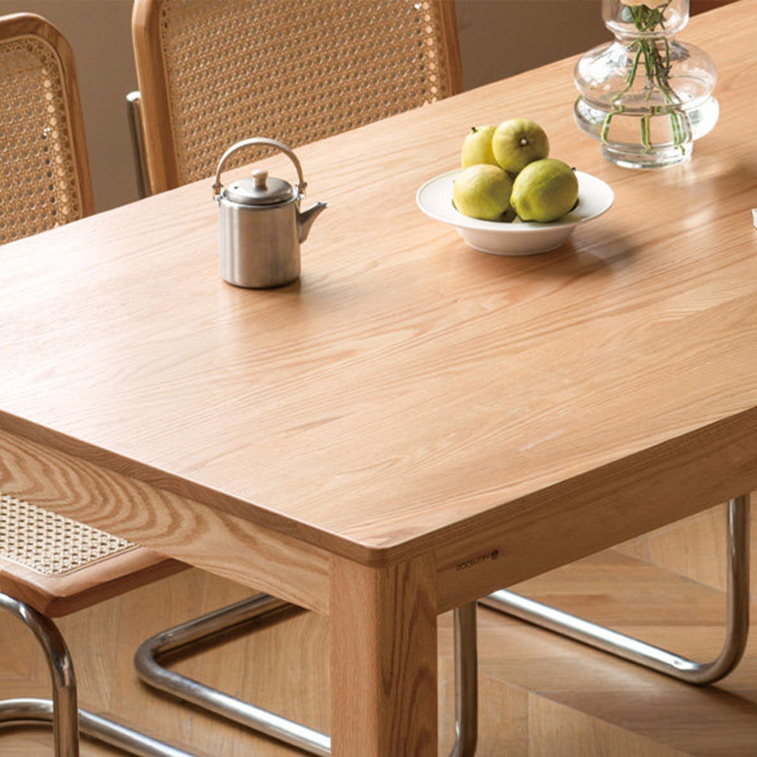 Scandinavian Oak Wood Dining Table ELM