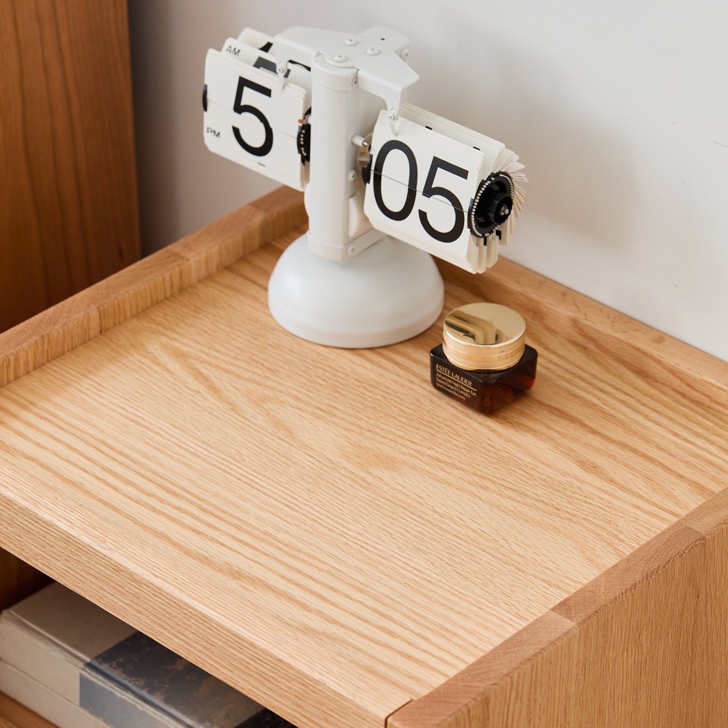 Scandinavian Oak Wood Side Table SUGAR