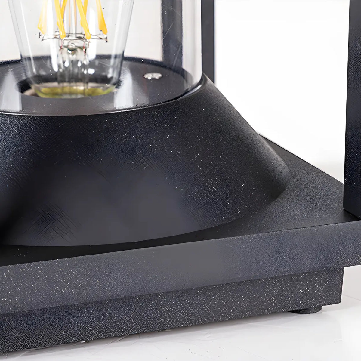 Simple Square Solar Outdoor Pathway Table Lamp Pillar Light