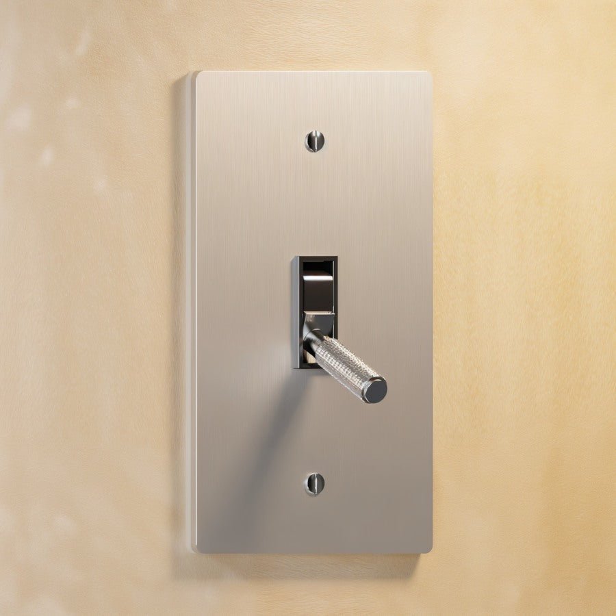 The Architectural Brass 4-Way Toggle Switch (1 to 5 Gang) - Open Box