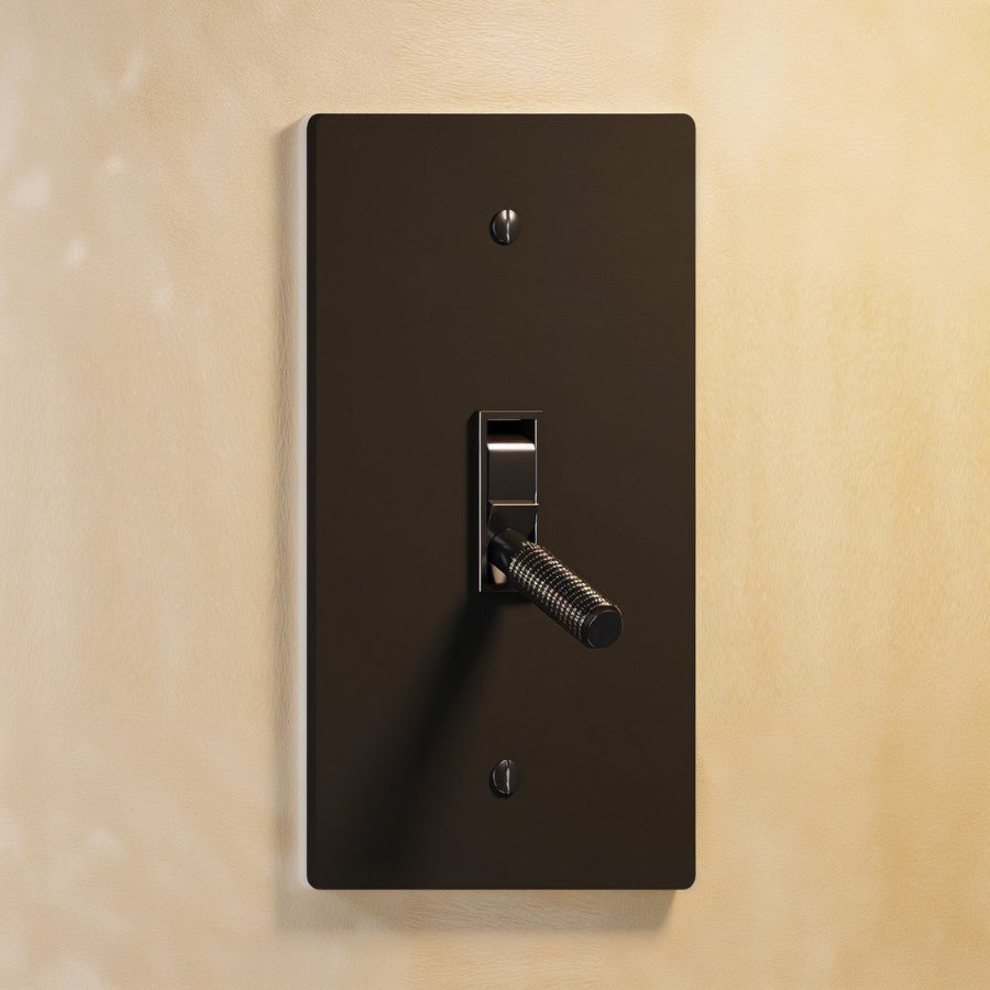 The Architectural Brass 4-Way Toggle Switch (1 to 5 Gang) - Open Box