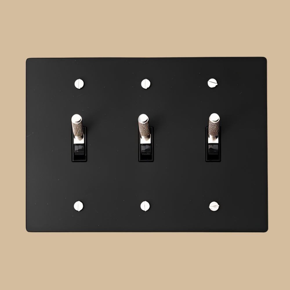 The Architectural Brass 4-Way Toggle Switch (1 to 5 Gang) - Open Box