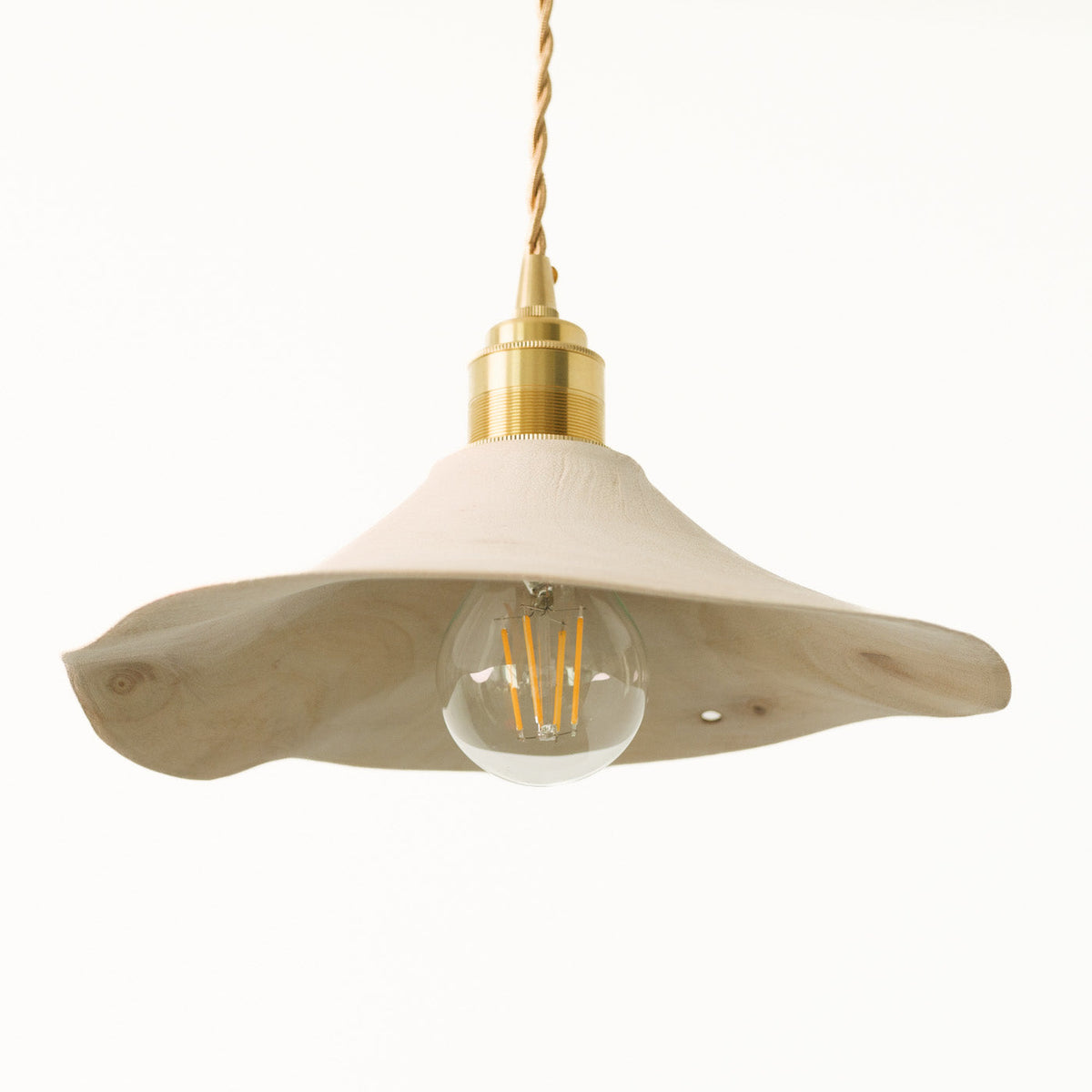 Yakusugi Wabi-sabi Wood Pendant Light