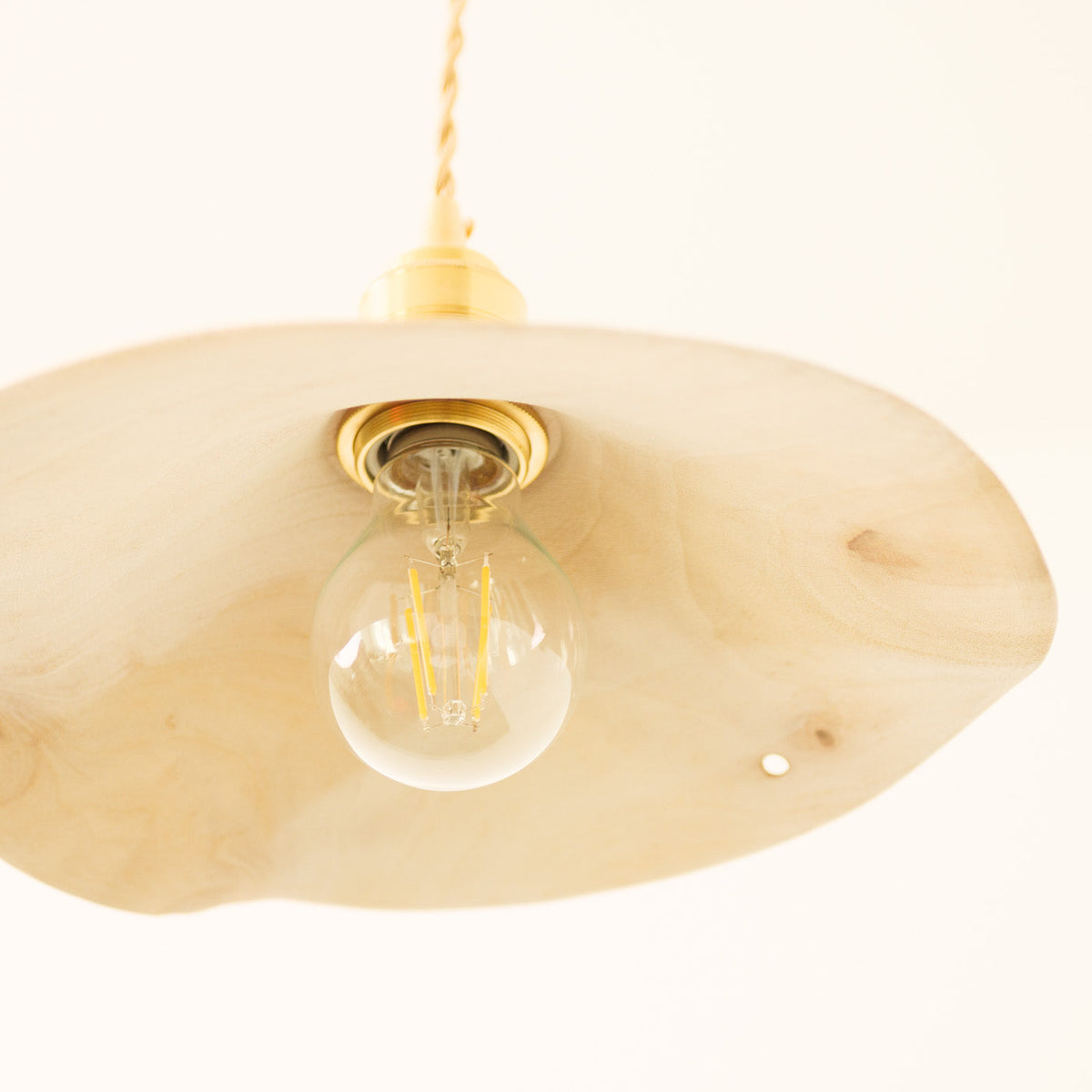 Yakusugi Wabi-sabi Wood Pendant Light