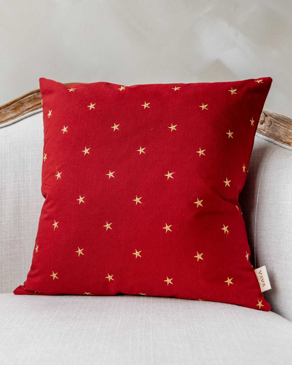 Sadie Embroidered Star Throw Pillow