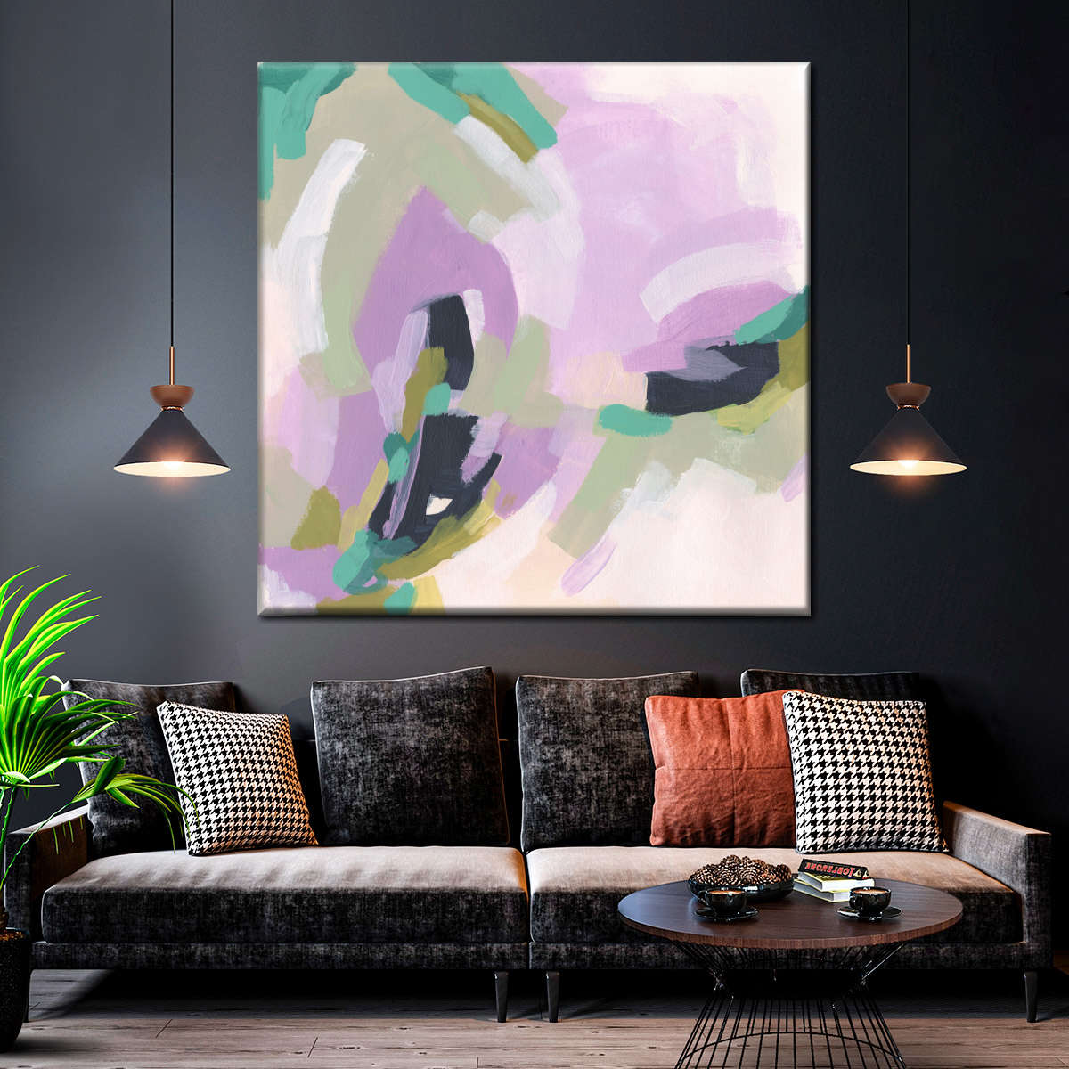 Pastel Brush Abstract III Wall Art
