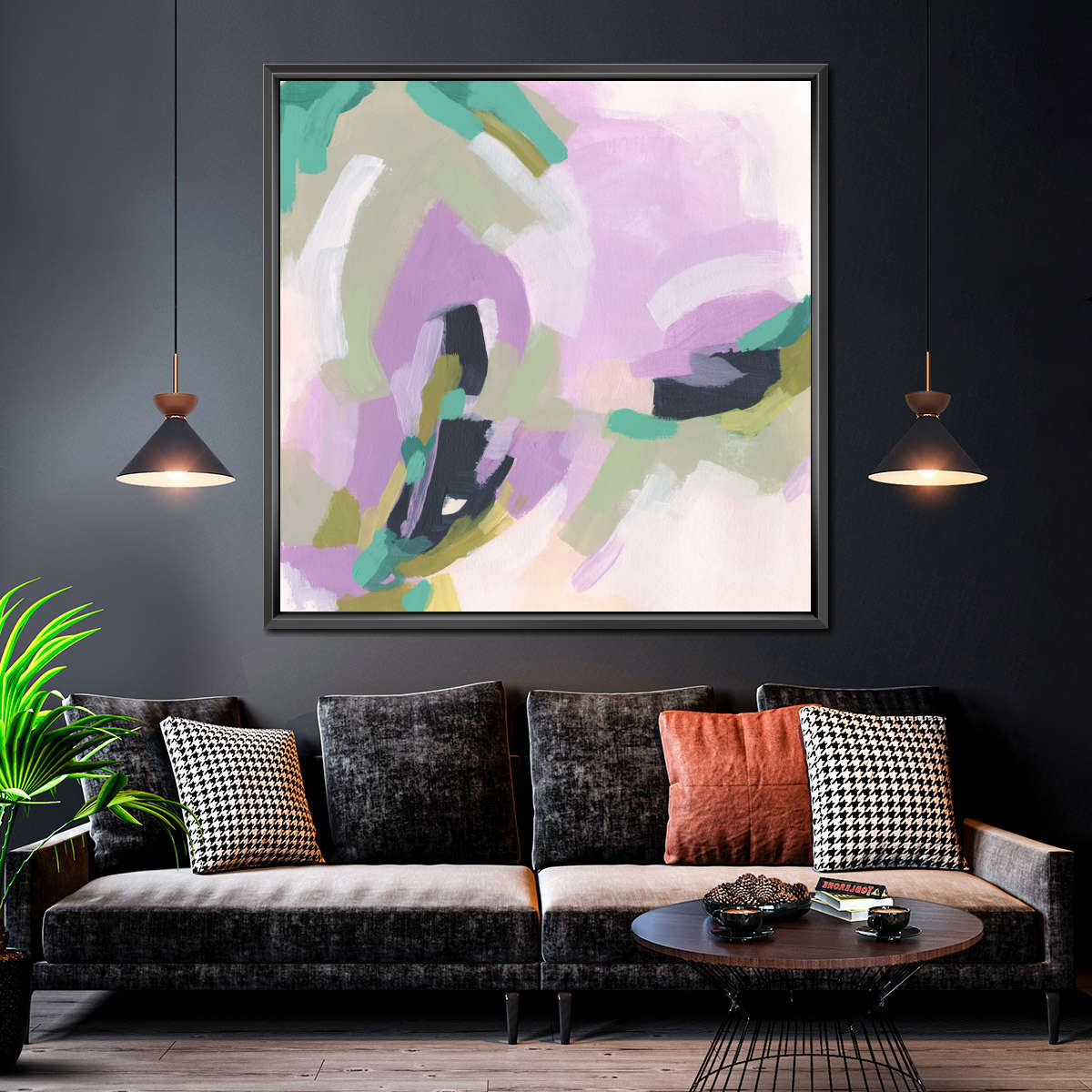 Pastel Brush Abstract III Wall Art