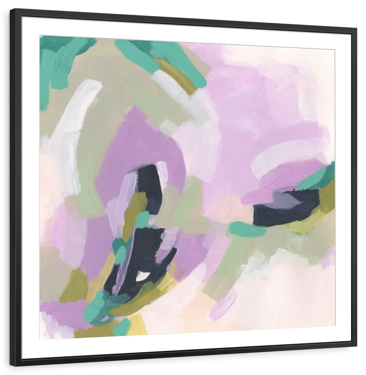 Pastel Brush Abstract III Wall Art