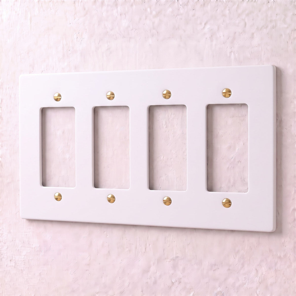 Brass Wall Plate (1-5 Gang)