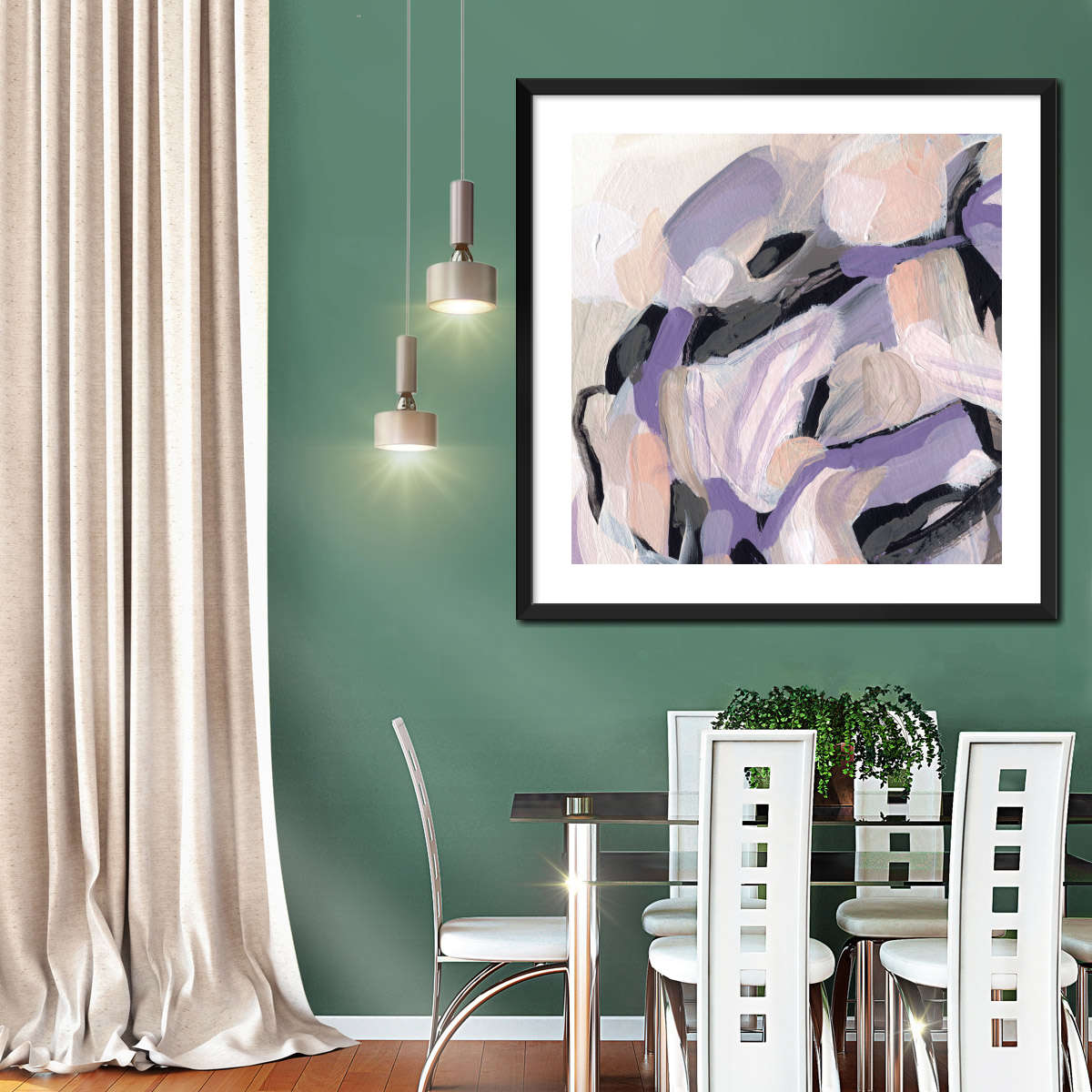 Pastel Brush Abstract V Wall Art