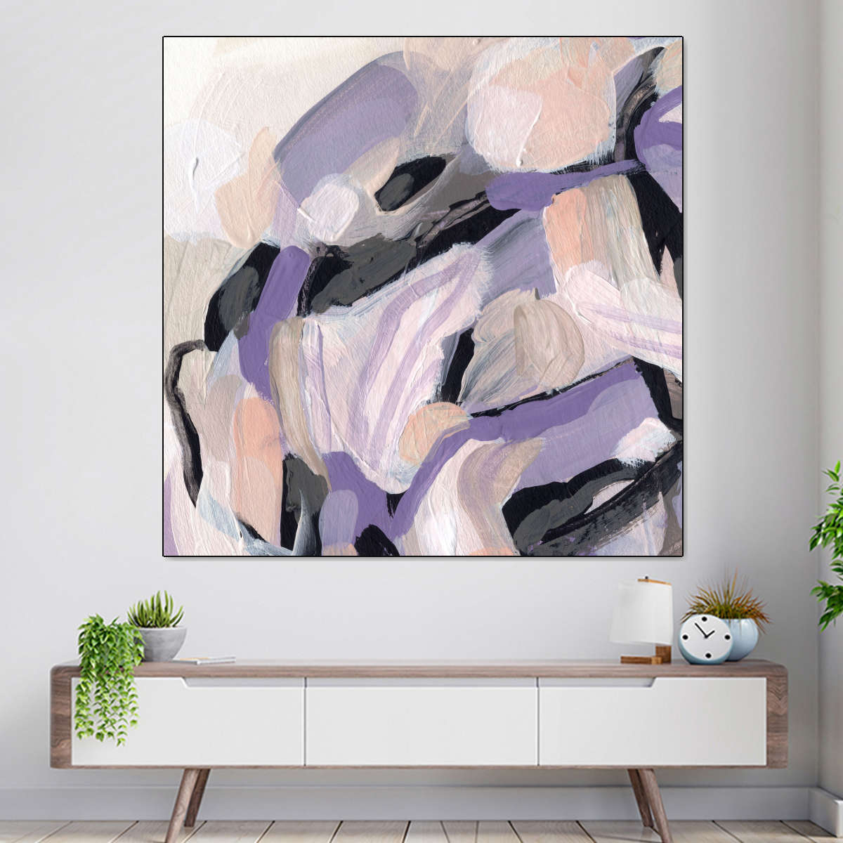 Pastel Brush Abstract V Wall Art